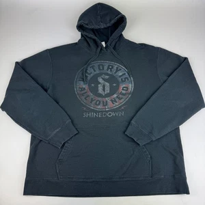 Sudadera con capucha Shinedown para hombre talla XL 'Victory is all you need' negra - Imagen 1 de 7