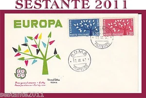 ITALIA, FDC ROMA ,1962, EUROPA CEPT , ANNULLO FILATELICO ROMA (2) - Picture 1 of 1