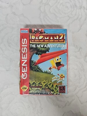 Pac-Man 2: The New Adventures (Sega Genesis, 1994) NEW SEALED DAMAGED PACKAGE - Image 1 of 4