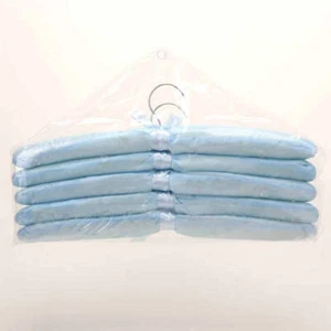 HOME MASTER Satin Padded Coat Hanger 5Pcs 237524 - Picture 1 of 4