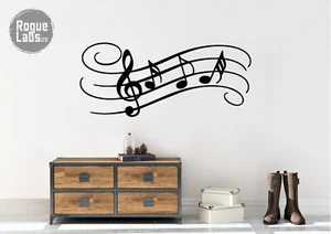 Musical Notes Inspired Design Home Decor Cute Wall Art Decal Vinyl Sticker - Picture 1 of 6