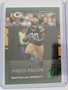 2017 Donruss Press Proof Green MARTELLUS BENNETT #27 GREEN BAY PACKERS 🏈 - Picture 1 of 1