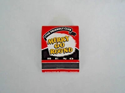 LIBRO COMPLETO DE CERILLAS DEL CASINO MERRY GO ROUND RENO NEVADA Foto 1 de 4