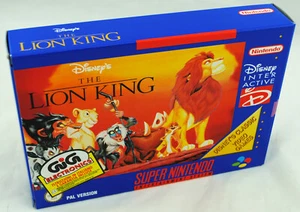 THE LION KING (le roi lion) sur Super Nintendo SNES Neuf carton d'usine PAL VGA - Imagen 1 de 10