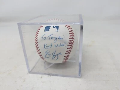 Eric Young Firmado MLB Béisbol "A Terry Ann" Autógrafo con Estuche (141) Foto 1 de 4