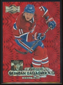 Brendan Gallagher 2013-14 Fleer Showcase Metal Universe Precious Red PMG RC/75 - Imagen 1 de 2