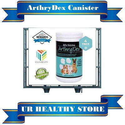 Youngevity ArthryDex 1 lb Canister (4 PACK) - Joint Support for Pets & Animals