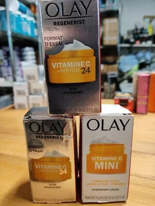 Olay Regenerist Vitamina C + Péptido 24 Hidratante Facial 15 ml / 0.5 OZ Paquete de 3 - Imagen 1 de 4