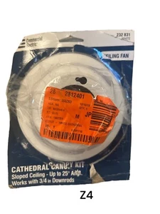 Commerical Electric Cathedral Ceiling Canopy Kit White 232 831 - Picture 1 of 1