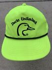 Ducks Unlimited Neon Yellow Snapback Hat Corded Braid By Youngan Dorfman Pacific