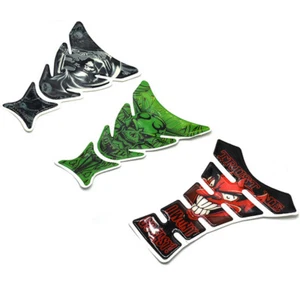 Motorcycle Stickers 3D Fuel Tank Pad Protector Skull Funny Creative Decoration - Foto 1 di 8