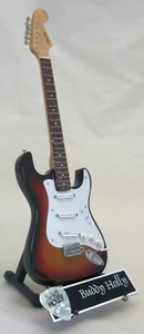 Guitarra en miniatura BUDDY HOLLY con púa de guitarra - Imagen 1 de 2