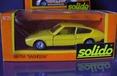 SOLIDO MATRA SIMCA BAGHERA  n° 21 MINT IN BOX 1973 - Immagine 1 di 3