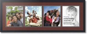 ArtToFrames Collage Mat Picture Photo Frame - 4 8x10" Openings Satin Black 19 - Picture 1 of 62