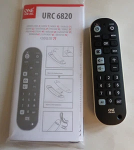 One For All URC 6820 Universal Remote Control with Instructions Lightly Used - Picture 1 of 4