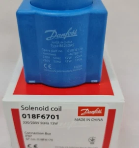 3PCS LOT- Danfoss 018F6701 Solenoid coil,BE230AS,Terminal box,[V]AC:220-230- NEW - Picture 1 of 3