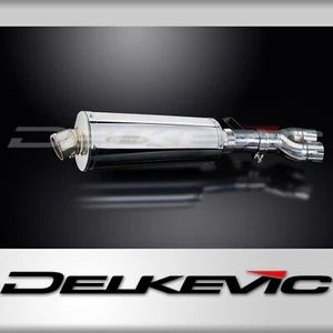 Honda NT400 Bros NT650 Hawk 88-93 Slip On 14" Oval Stainless Exhaust Muffler Kit - Picture 1 of 5
