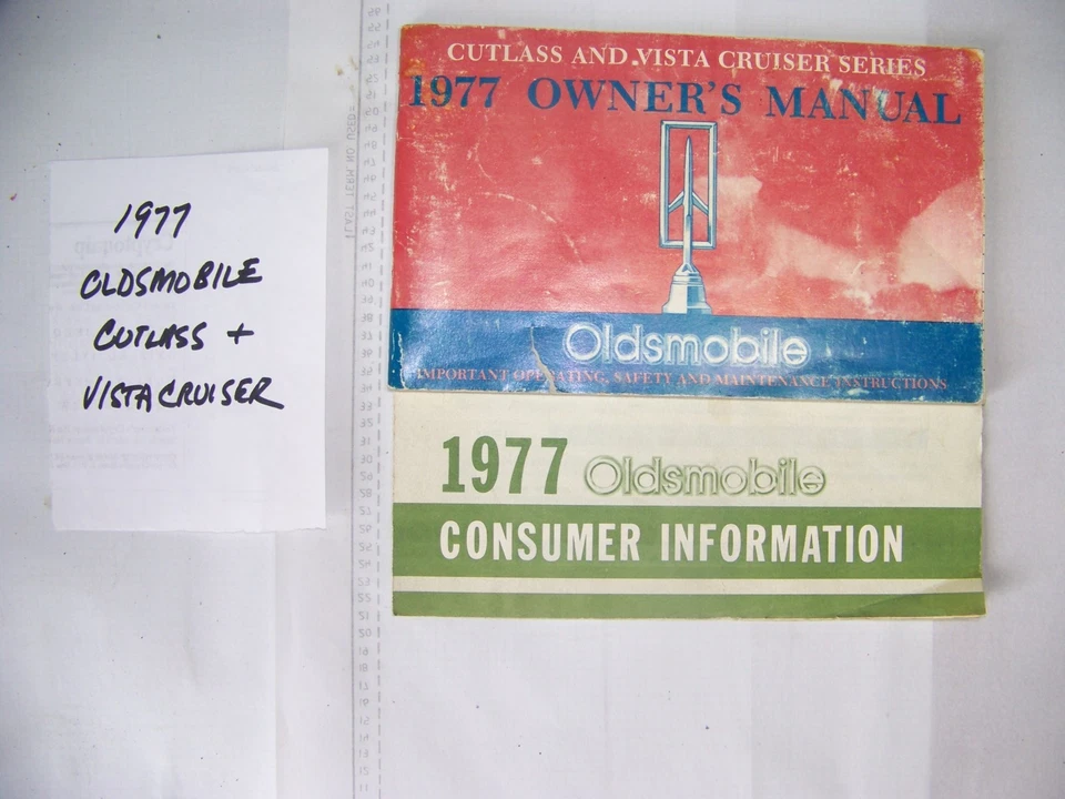 1977 OLDSMOBILE CUTLASS & VISTA CRUISER MANUAL DO PROPRIETÁRIO  - Imagem 1 de 1