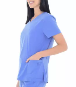 NEW 3 Pack BT Supply Co Women's V-Neck Scrub Top Size Medium - Picture 1 of 2