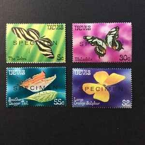 BroadviewStamps Nevis #142-45 SPECIMENS MNH VF. - Picture 1 of 2