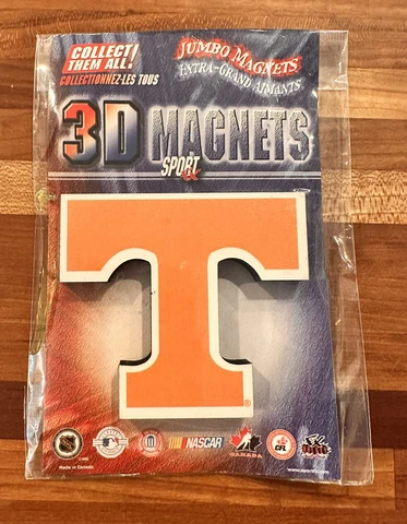 Vintage TENNESSEE VOLUNTEERS VOLS Jumbo 3D MAGNET NWT Cover