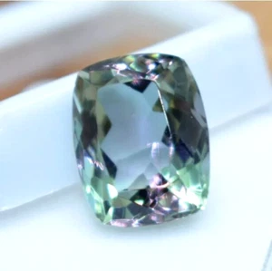 Natural 9.15ct Alexandrite with cushion cut and the dimension 14.30X11.26X8.27mm - Picture 1 of 3