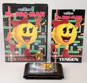 Ms. Pac-Man Sega Genesis Complete CIB Authentic! Very Good Condition! NICE! - Picture 1 of 14