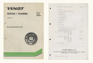 Fendt Farmer Geräteträger Favorit Anzeigeelektronik  Werkstatthandbuch  1989 - Zdjęcie 1 z 1