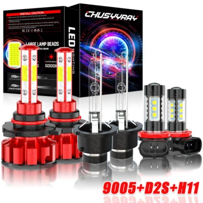 PARA Infiniti M35 2006-2010 Faro HID Luz Alta Baja + Kit de Bombillas Antiniebla Foto 1 de 4