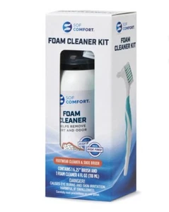Shoe Cleaner Kit w/ Brush 4 oz. Sneaker Fabric and Sole Cleaning Sof Comfort NEW - Picture 1 of 15