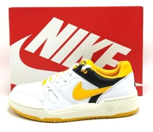 *NEW* MEN Nike Full Force Low Sneakers White/Gold (FB1362 103), Sz 8.0 - 13.0 👍 - Picture 1 of 8