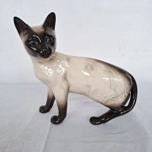 Gato siamés Royal Doulton de pie HN2655 17 cm - Imagen 1 de 7