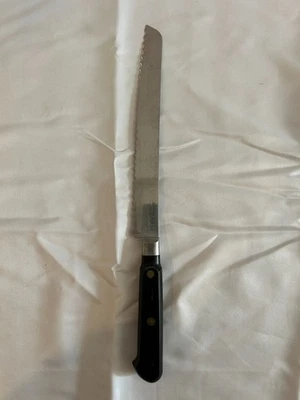 Cuchillo para pan de cocina de acero inoxidable ECKO Geneva Forge EE. UU. Foto 1 de 4