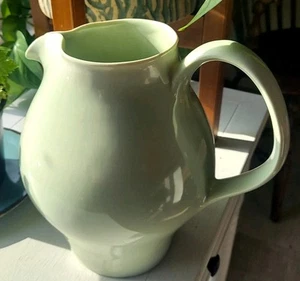 HTF Russel Wright Iroquois Casual Restyled Water Pitcher In LETTUCE GREEN - Picture 1 of 21