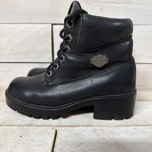 Harley-Davidson Cruise Control Schwarz Stiefelette Damen Größe 5,5 Modell 82034 - Bild 1 von 12