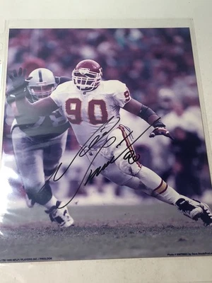 Foto autografiada por Neil Smith de 8x10 Kansas City Chiefs NFL Foto 1 de 3
