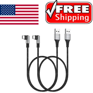Short USB C to USB C Cable 2Pack 1.5ft Fast Charging Type C Cord for Galaxy.. - Picture 1 of 12