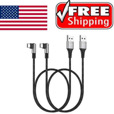 Short USB C to USB C Cable 2Pack 1.5ft Fast Charging Type C Cord for Galaxy.. - Image 1 of 4