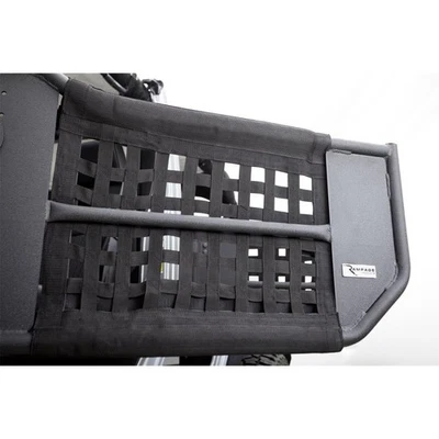 Rampage For 1997-2006 Jeep Wrangler(TJ) 2-Door Tube Doors With Netting - Black - Image 1 of 4