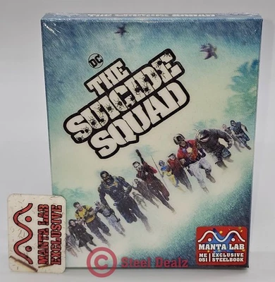 THE SUICIDE SQUAD  [4K UHD + 2D] Blu-ray STEELBOOK [MANTA LAB] DBL LENTI #085 Foto 1 de 4