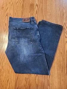 Joseph Abboud Athletic Fit Jeans Herren Gr. 36x30 Dunkelblau Stretch RN77219 Priority - Bild 1 von 21