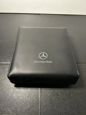 Mercedes-Benz Genuine OEM CD DVD Leather Case Holder 20 Disc Storage Wallet Box - Image 1 of 3