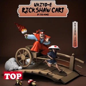 Figura de moda Mighty Jaxx Rickshaw Kart Mushroom Shog coleccionables nueva en stock - Imagen 1 de 9