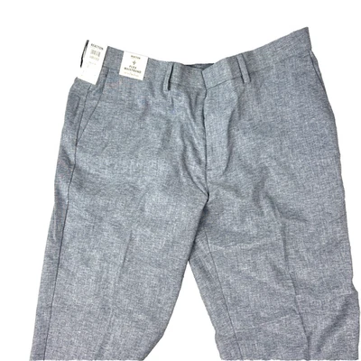 Kenneth Cole REACTION Men's Flex Waistband Blue Dress Pant Size 38Wx 30L NWT $85 - Image 1 of 4