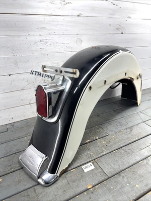 Harley Shovelhead Rear Fender Duo Glide Electra Glide Panhead  FL FLH - Image 1 of 4