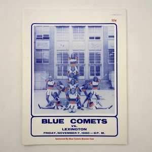 Blue Comets vs Lexington November 7 1980 Asheboro High NC Sports Team Adverts - Picture 1 of 20