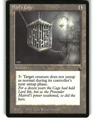 Magic the Gathering - The Dark Barl's Cage Rare 1994 - Image 1 of 2