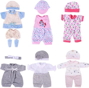 6 Sets Baby Doll Clothes for 10-14 Inch Babydolls, 14 Pcs Bitty Babydoll Clot... - Picture 1 of 12