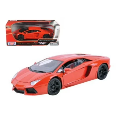 MOTORMAX LAMBORGHINI AVENTADOR LP700-4 ORANGE 1/18 DIECAST CAR 79154 - Image 1 of 2