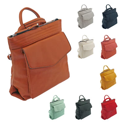 Damen Tasche Schultertasche Rucksack Shopper Citybag Leder Optik SP9006